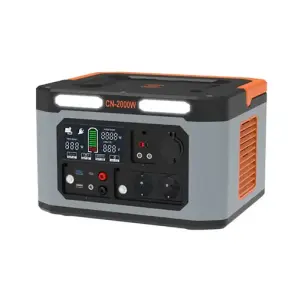 Портативная зарядная станция 2000W/4000W(Max), 220V PROTESTER PRO-PS2000F №1