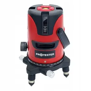 Лазерний рівень 5 ліній 1H/4V (червоний промінь) PROTESTER LL605R №2