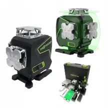 Профессиональный лазерный уровень PREMIUM, 4x360°(LCD, Bluetooth, ДУ, зеленый луч) PROTESTER LL516G
