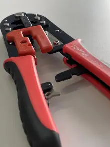 Кліщі для обтиску і зачистки проводів (RJ11/RJ12/RJ45) трещоточные TOPTUL DKAC2420 №2