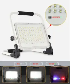 Прожектор LED светодиодный 100W аккумуляторный (LiFePO4, 5000mAh) PROTESTER RCFL0102 №2