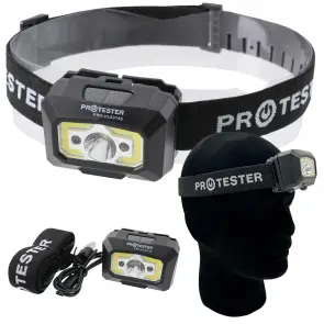 Фонарик налобный светодиодный (LED+COB) PROTESTER PRO-HL0314S №1
