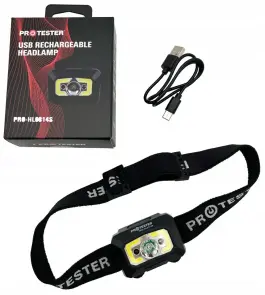 Фонарик налобный светодиодный (LED+COB) PROTESTER PRO-HL0314S №4