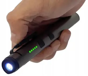 Ліхтарик світлодіодний алюмінієвий (COB+LED) з УФ, лазером та магнітом Pen Light PROTESTER PRO-FL0305S №6