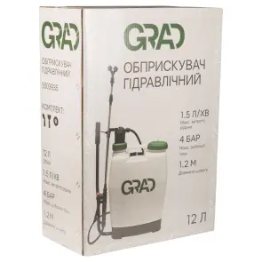 Обприскувач гідравлічний 12л GRAD (5003935) №8