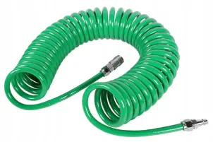 Шланг спіральний поліуретановий 8*12мм 15м зі швидкознімними з'єднаннями TOPTUL KHLC0815E №6