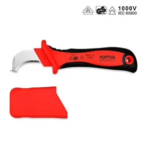 Ніж кабельний вигнутий TOPTUL 1000V VDE SFAB5020V4 №1