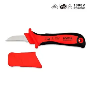 Ніж кабельний діелектричний TOPTUL 1000V VDE SFAA5020V4 №1