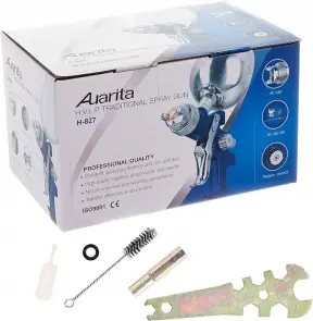 Фарбопульт для фарбування авто HVLP 1,7 мм, верх. п/б AUARITA H-827B-1.7 №4