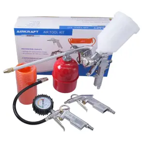 Набор покрасочный пневматический 5 ед. AIRKRAFT AIR5PCS №1