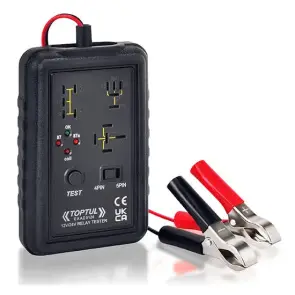 Тестер автомобільних реле 12V/24V, 4-pin/5-pin TOPTUL EAAE0124 №1