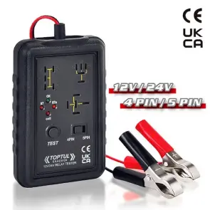 Тестер автомобільних реле 12V/24V, 4-pin/5-pin TOPTUL EAAE0124 №2