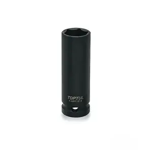 Головка ударная длинная тонкостенная 1/2" для шиномонтажа 19мм TOPTUL KABX1619 №1