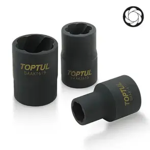 Головка для зірваних граней 1/2" 22 мм TOPTUL BAAK1622 №1