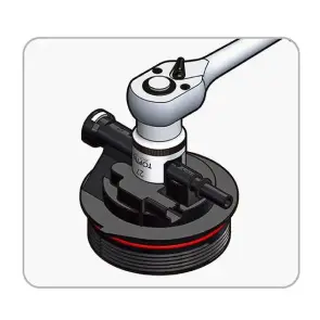 Головка для паливного фільтра (2.0 HDi, 2.2 HDi, 2.0 TDCi, 2.0 JTD) TOPTUL JDCX1627 №2