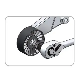 Головка 1/2" Ribe M10S для натяжителя ремня TOYOTA TOPTUL JDDF1610 №2