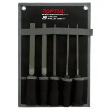Набор напильников по металлу в чехле TOPTUL 5ед. GPAQ0503