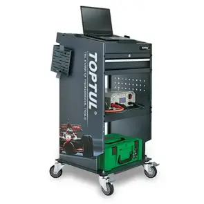 Візок автодіагноста 1 секція, 2 відкриті полиці TOPTUL TCMD0103 №1