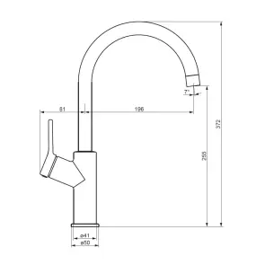 Змішувач для кухні, Damixa Eclipse хром DX310720000 №5