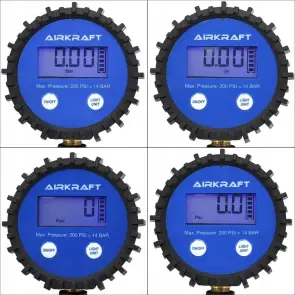 Пистолет для подкачки колес с цифровым манометром 14 бар AIRKRAFT STG-05D №3