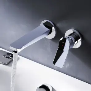 Змішувач для раковини, що монтується в стіну F85A72600 AM.PM X-Joy №3