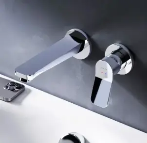 Змішувач для раковини, що монтується в стіну F85A72600 AM.PM X-Joy №10
