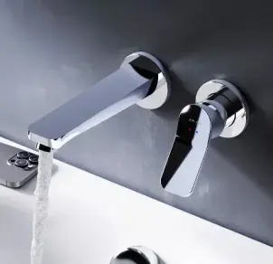 Змішувач для раковини, що монтується в стіну F85A72600 AM.PM X-Joy №11