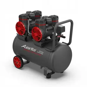 Безмасляний чотирипоршневий компресор 50 л 220V з сепаратором AUARITA 2-1450X2F50-220 №2