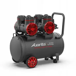 Безмасляний чотирипоршневий компресор 50 л 220V з сепаратором AUARITA 2-1450X2F50-220 №4