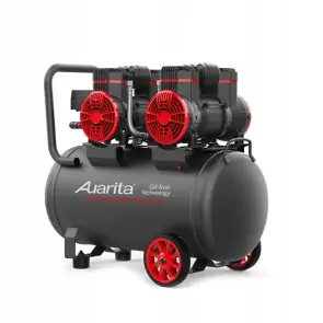 Безмасляний чотирипоршневий компресор 50 л 220V з сепаратором AUARITA 2-1450X2F50-220 №5