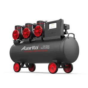 Компресор безмасляний поршневий 100 л, 3х1,45 кВт, 220 В AUARITA 2-1450X3F100-220 №2
