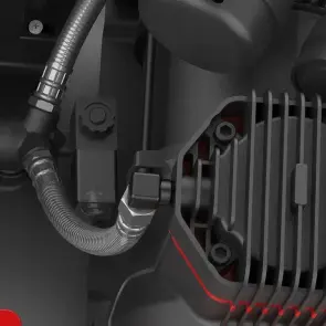 Компресор безмасляний поршневий 120л 220В AUARITA 2-1450X4F120-220 №5