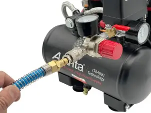 Компресор безмасляний поршневий 3л 220В AUARITA 2-900F3-220 №3