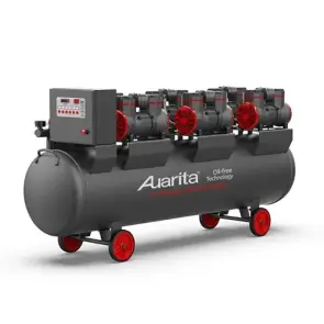 Повітряний компресор для СТО безмасляний поршневий 280л 380В AUARITA 2-1450X6F280-380 №1