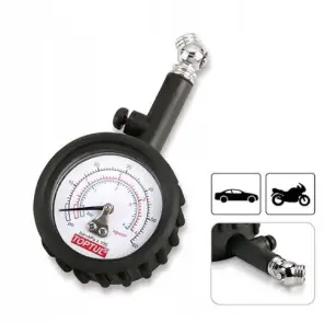 Манометр шинный 4 Бар/60 PSI Toptul JEAP060A №1