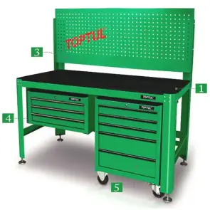Панель для верстака TOPTUL (20 гачків) TAAH1606 №3