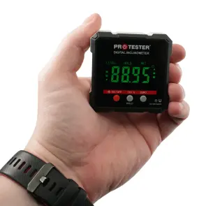 Цифровий кутомір (інклінометр) з лазером (4х90°, 4 магніти) PROTESTER 5341-90 №4