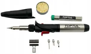 Паяльник газовий 150W з комплектом насадок 8од. TOPTUL EGAE0801 №6