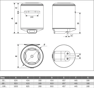 Бойлер BOSCH TR4000T 50 EBP №5