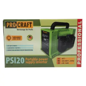 Акумуляторний інвертор напруги Procraft PSI20 №8