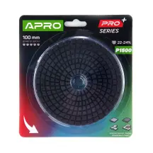 Круг алмазный шлифовальный на липучке 100мм Р1500 APRO PRO