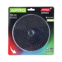 Круг алмазный шлифовальный на липучке 125мм Р100 APRO PRO