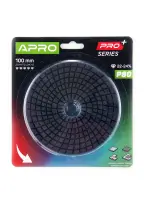 Круг алмазный шлифовальный на липучке 125мм Р36 APRO PRO