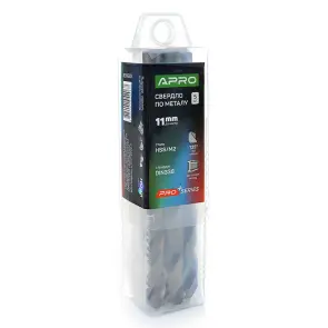 Сверло по металлу HSS/M2 (6542) Ø11.0мм (тубус, кратно 5шт) PRO APRO №2