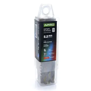 Сверло по металлу кобальтовое HSS-Co/M35 Ø5.2мм (тубус, кратно 10шт) PRO APRO №2