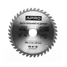 Диск пильный по дереву 190х32х40T APRO