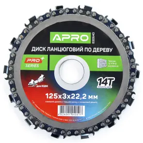 Диск цепной для КШМ 125х22.2 14Т PRO APRO №1