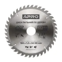 Диск пильный по дереву 180х32(30)х40Т APRO