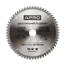 Диск пильный по дереву 230х32(30)х60Т APRO