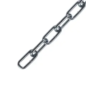 Ланцюг довголанковий оцинкований 8мм DIN 5685C бухта 15м APRO №3